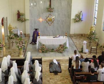 Irmã Fernanda professa votos perpétuos na Casa Provincial